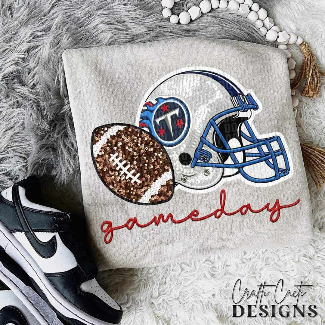 Pro Football Titans Sequin Helmet