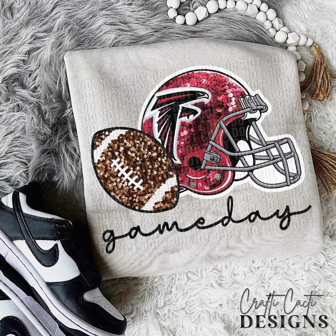 Pro Football Falcons Sequin Helmet