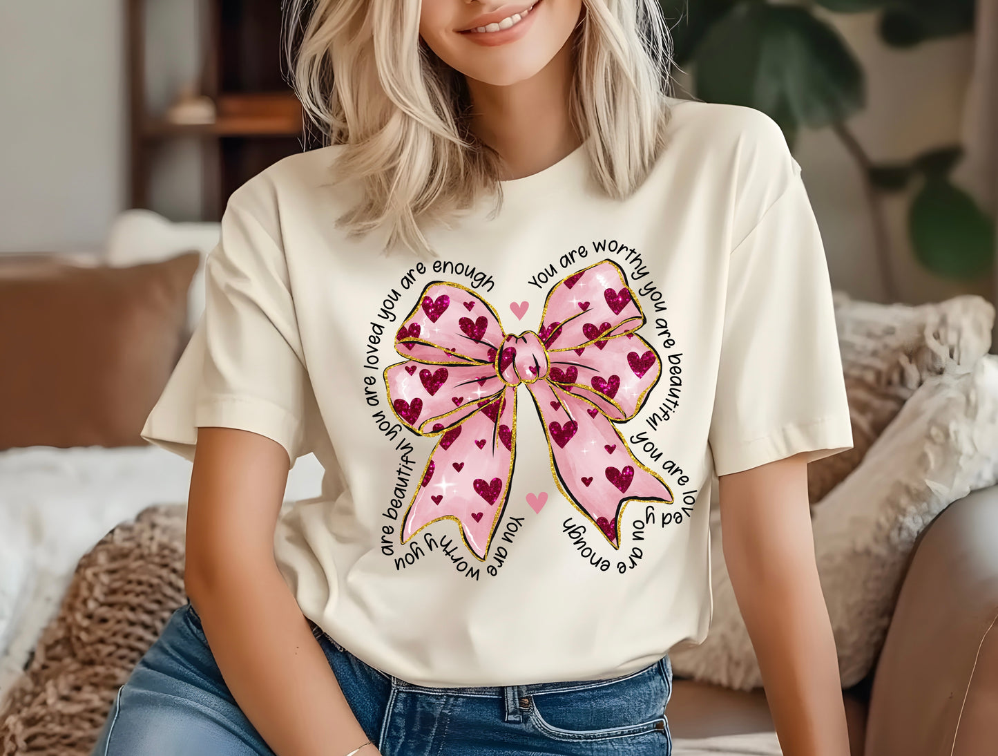Inspirational Valentine’s Day Bow