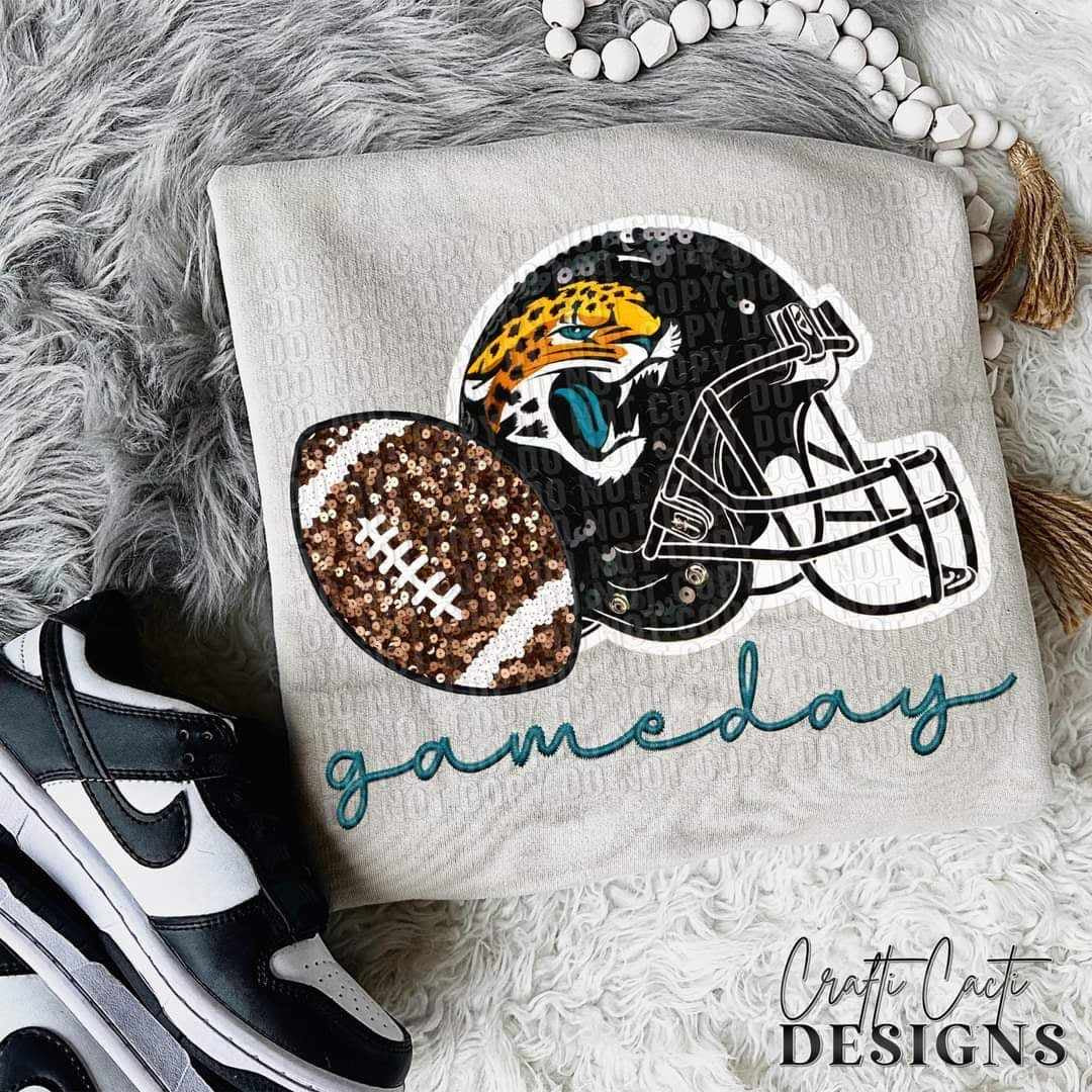 Pro Football Jaguars Sequin Helmet