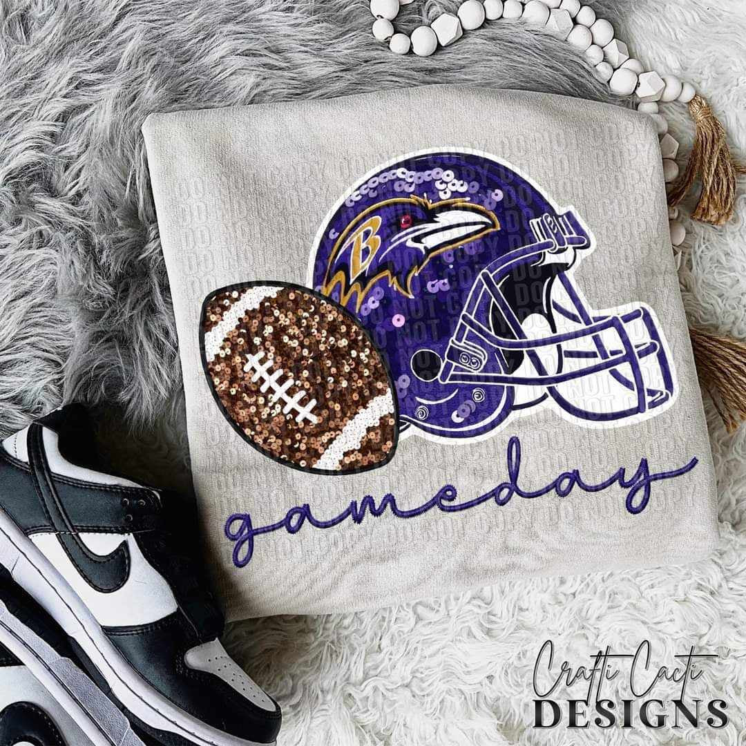 Pro Football Ravens Sequin Helmet