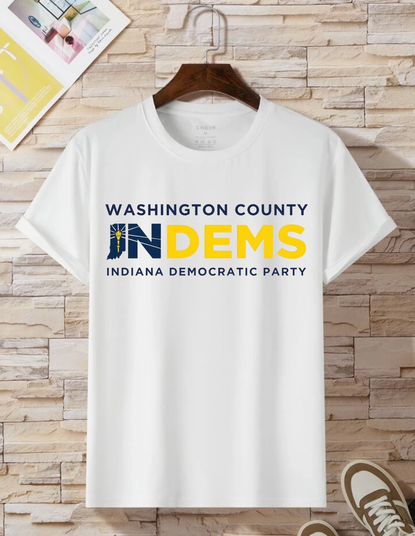 Washington Co Dem TShirt White
