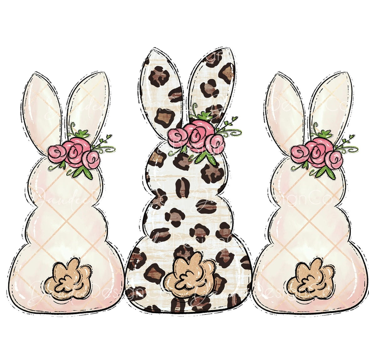 Leopard Easter Bunny
