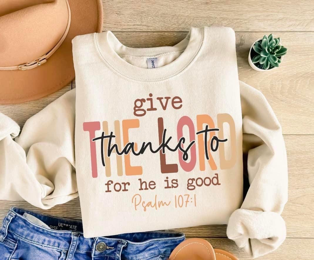Give Thanks to the Lord