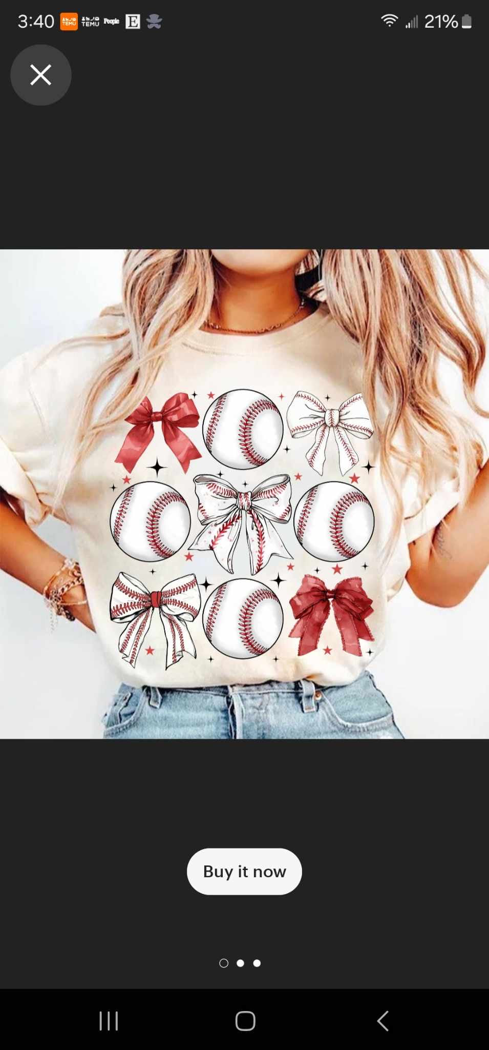 Coquette Bows & Baseballs