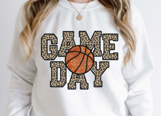 Basketball Game Day- Leopard