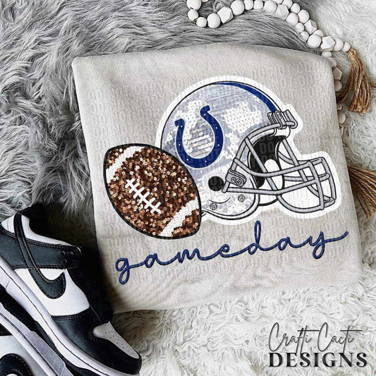 Pro Football Colts Sequin Helmet